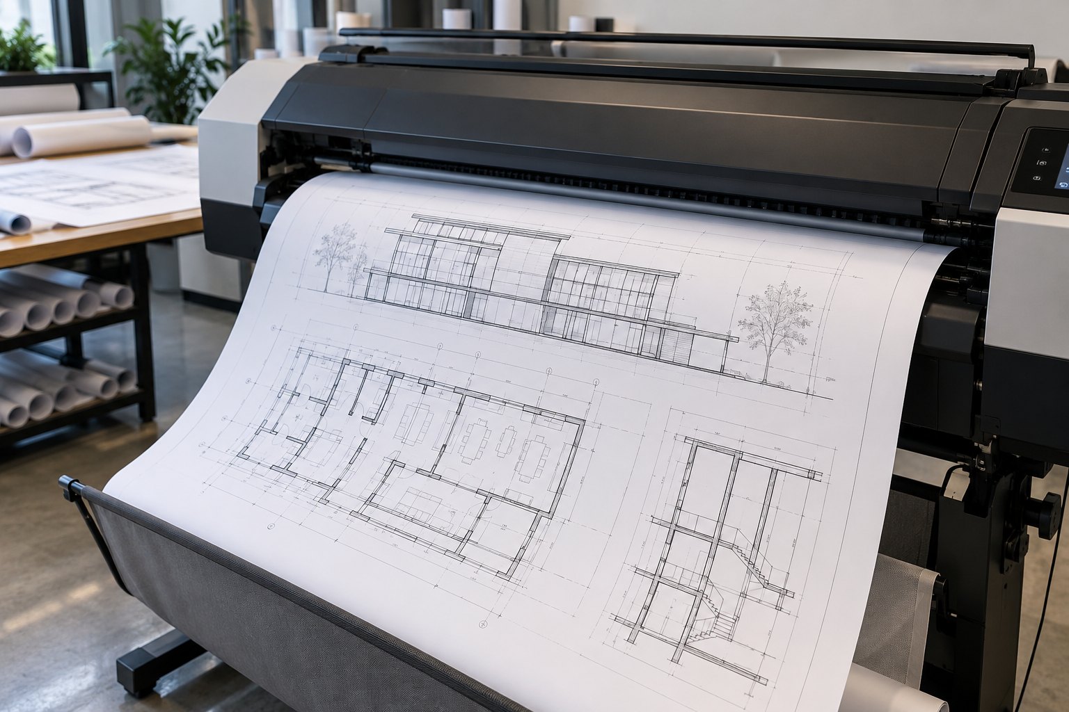 A2/A1/A0 CAD Plotting example for AutoCAD Plotting and Design in Dubai in Dubai