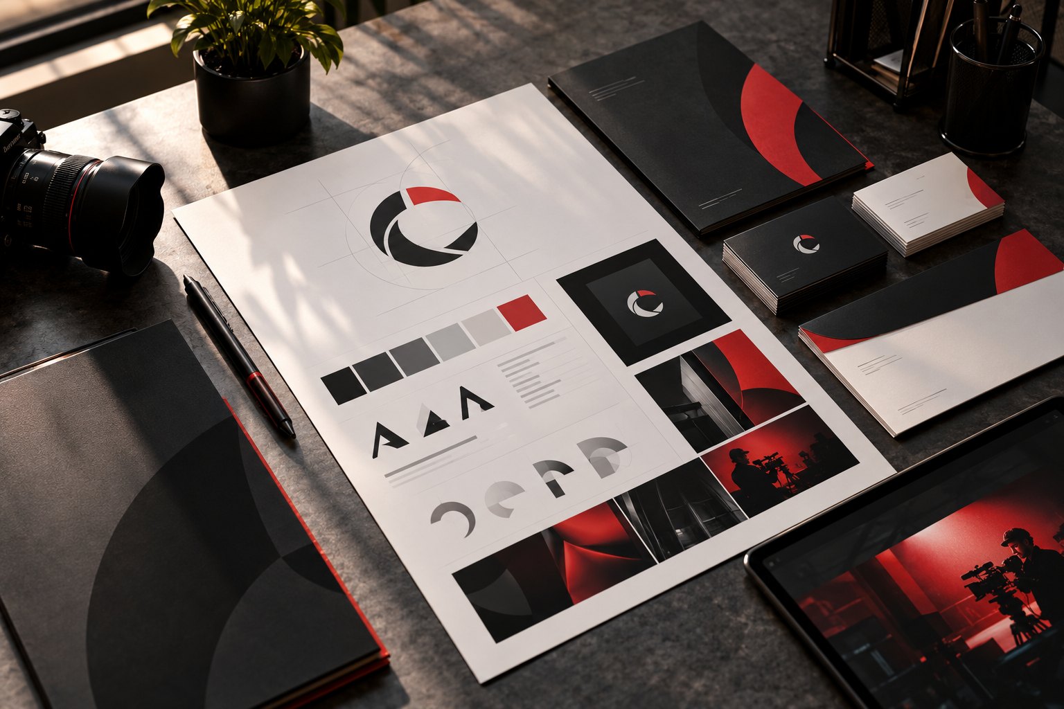 Corporate Branding example for Branding and Design Services in Dubai in Dubai
