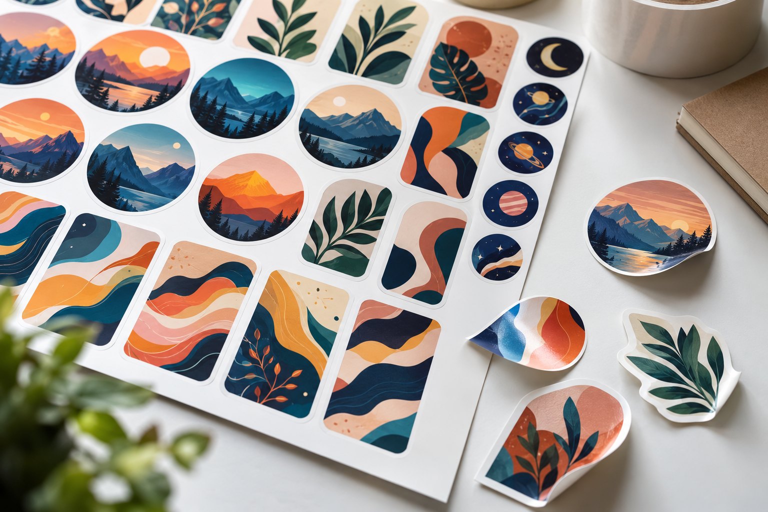 Vinyl Stickers example for Large Format Printing in Dubai in Dubai