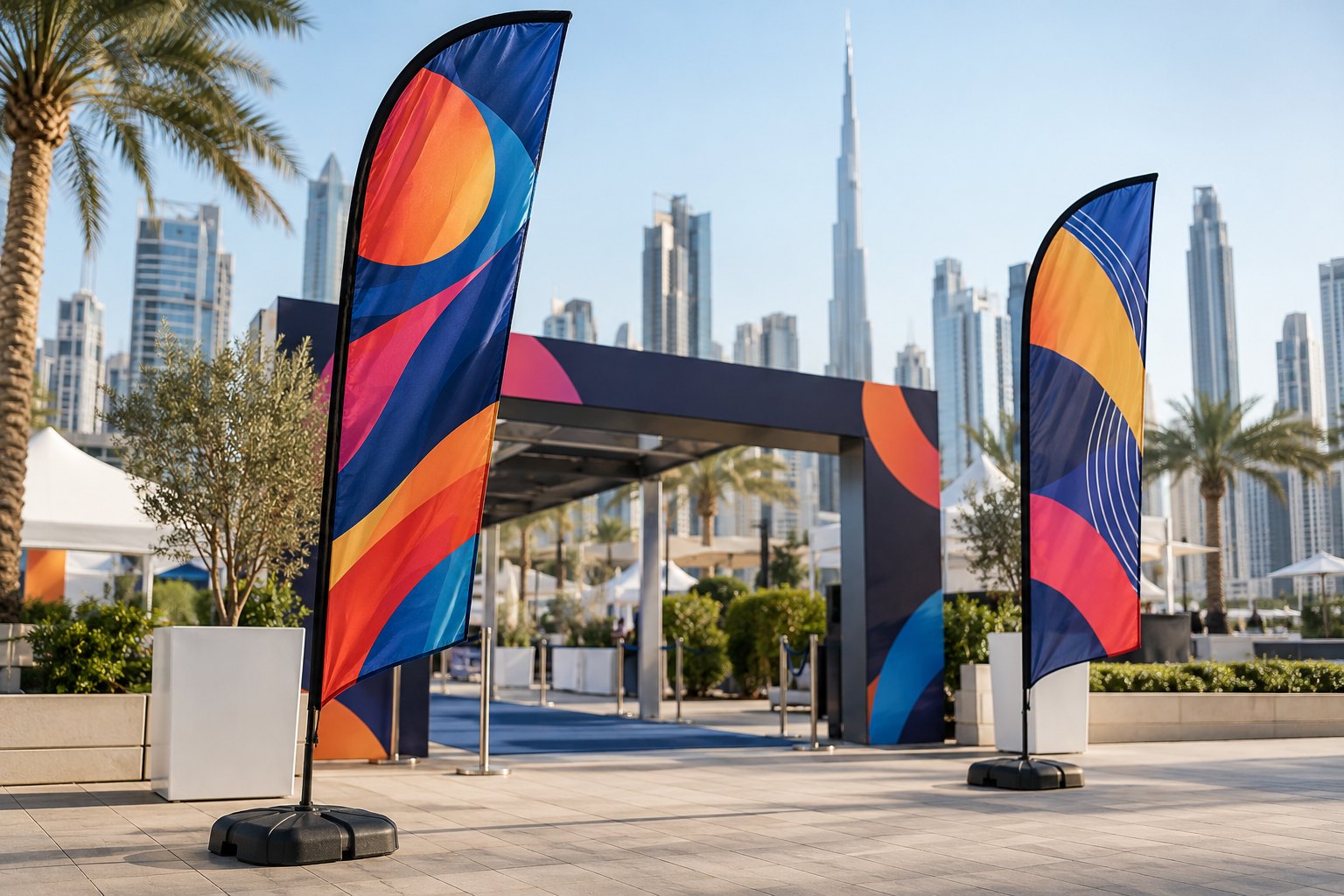 Flags Printing example for Large Format Printing in Dubai in Dubai