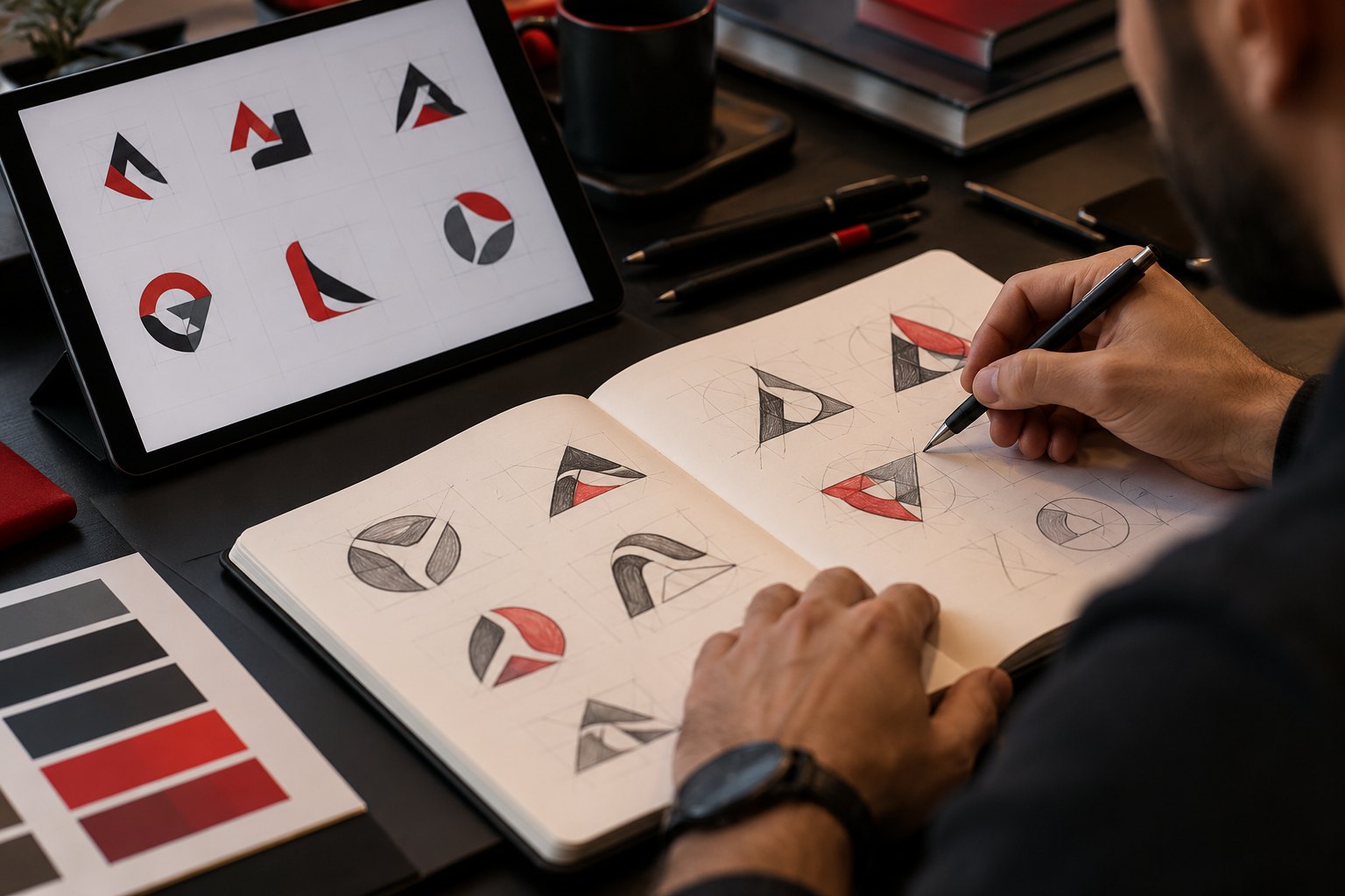Logo Designing example for Branding and Design Services in Dubai in Dubai
