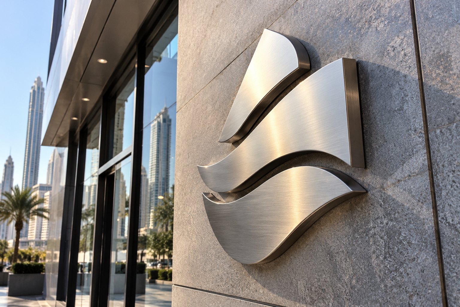 3D Metal Signages example for Signage Printing in Dubai in Dubai