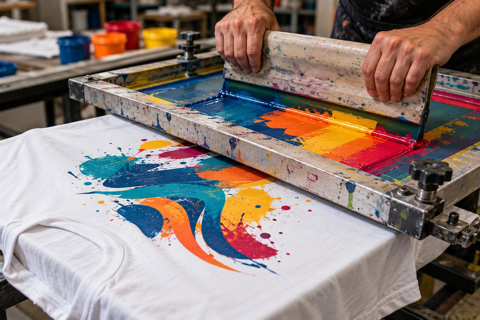 Placement and print size example for T-Shirt Printing in Dubai in Dubai